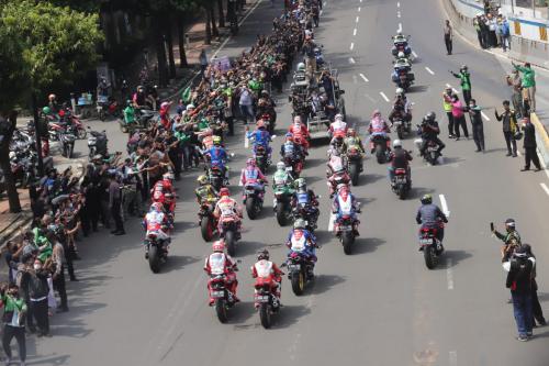 Parade bersama Presiden Jokowi