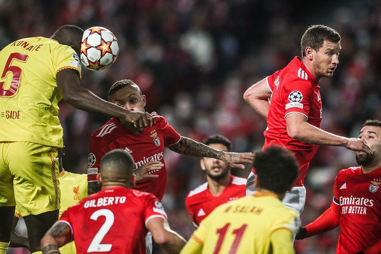 Benfica Vs Liverpool 1-3, Kemenangan di Liga Champions Berujung Catatan Bersejarah Halaman all - Kompas.com